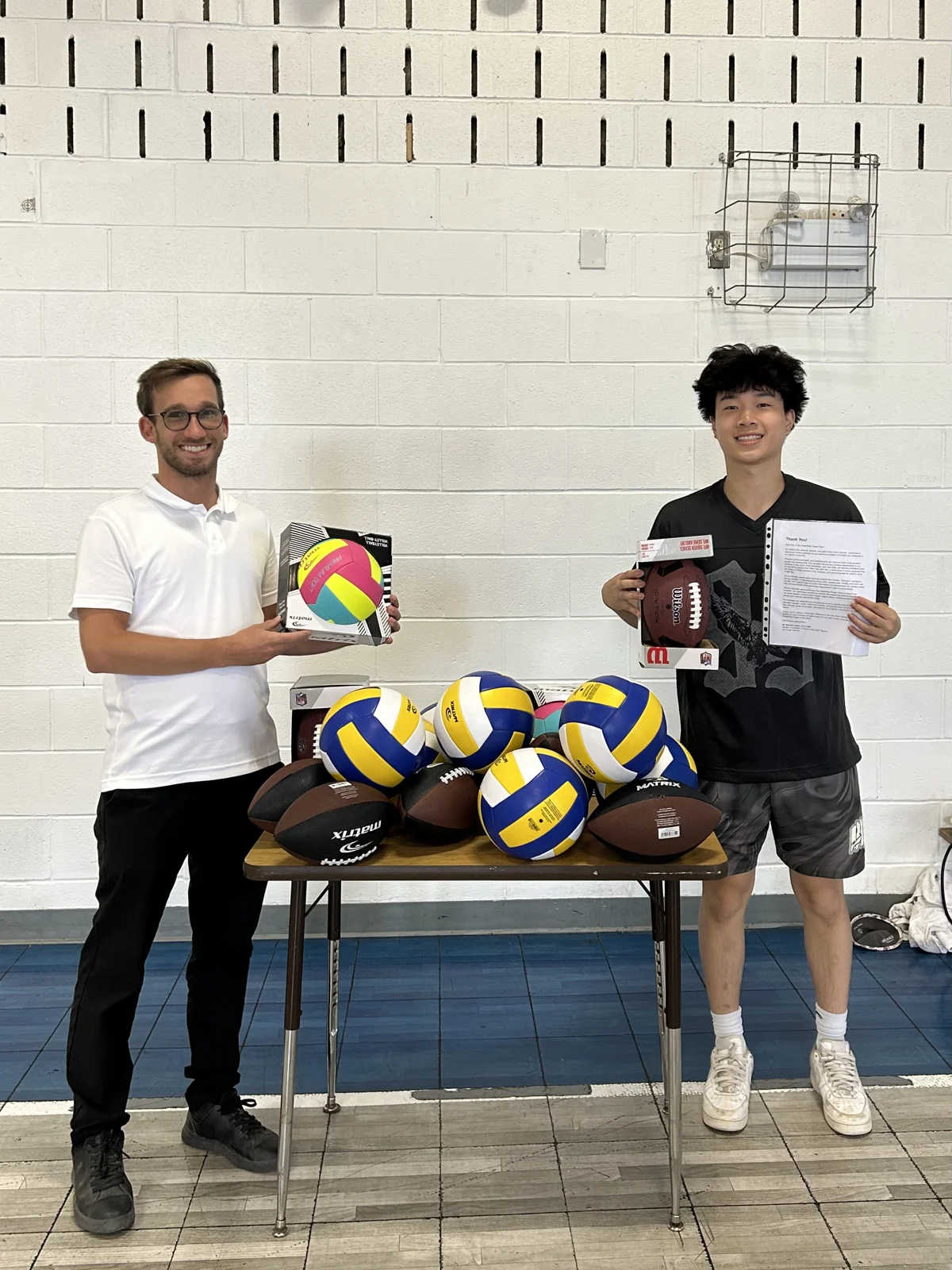 Equipment Donation to Mr. Michael Laszlo's Physical Education Program · photo 2