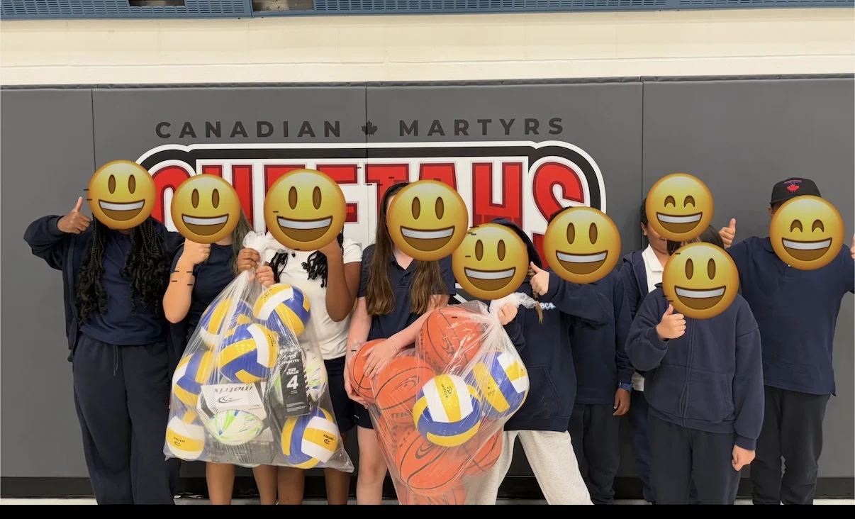 Equipment Donation to Canadian Martyrs Catholic School · photo 1