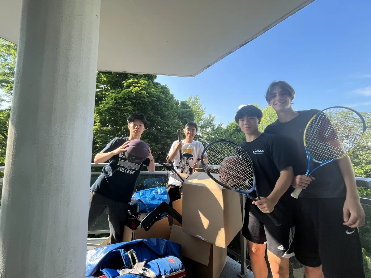 PassNPlay's first equipment drive, September 2024